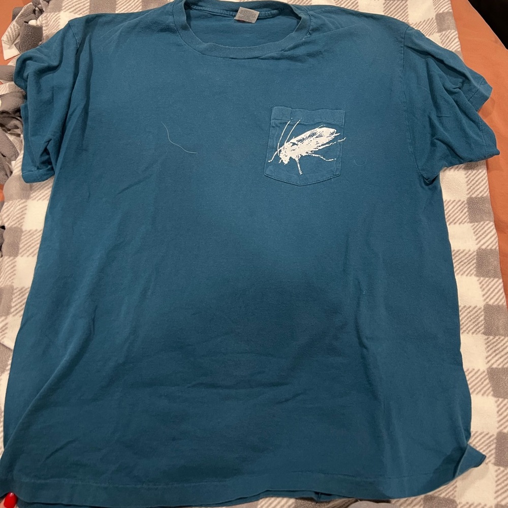 Blue funky t shirt